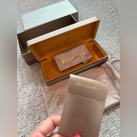 Bulgari BV6088 239/6G black Cat eye Sunglasses - Picture 5 of 11